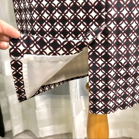 JESSICA Pencil skirt, red/black/white, size 6 - Picture 4 of 7